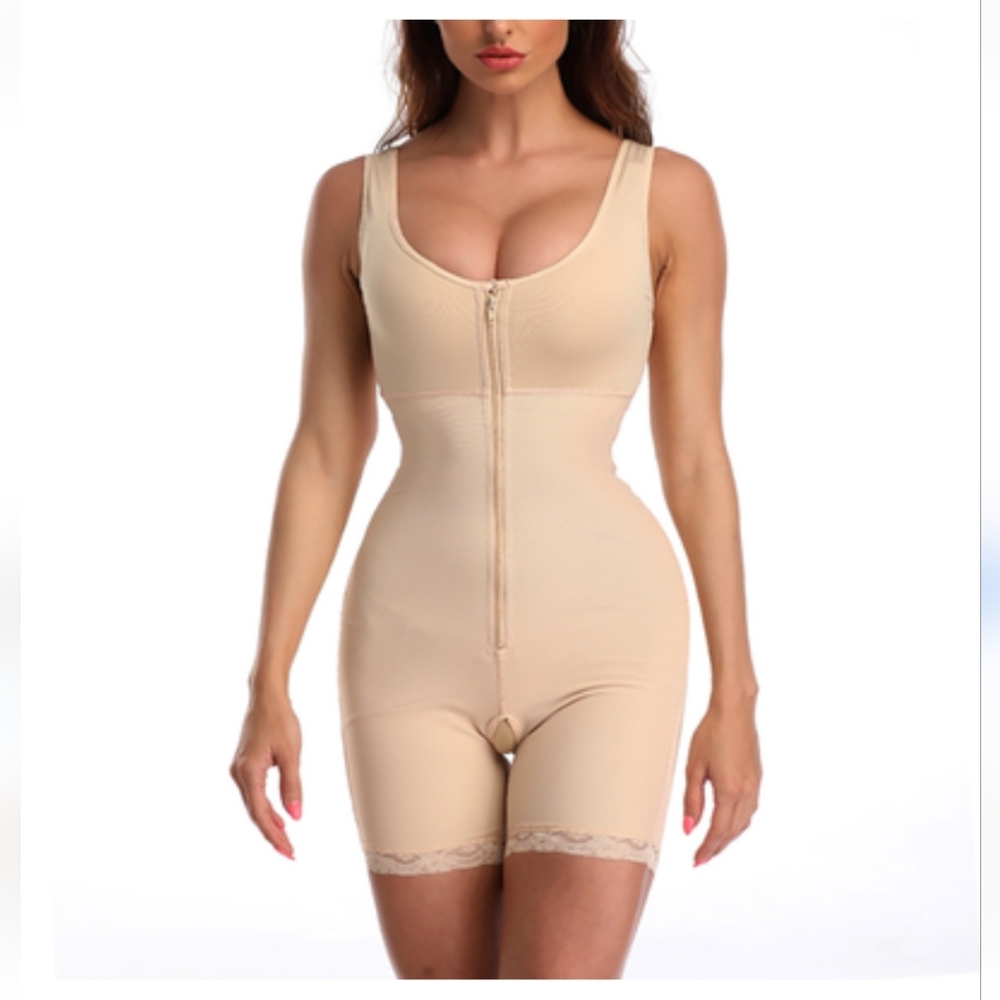 Women's Beige Shapewear Bodysuit